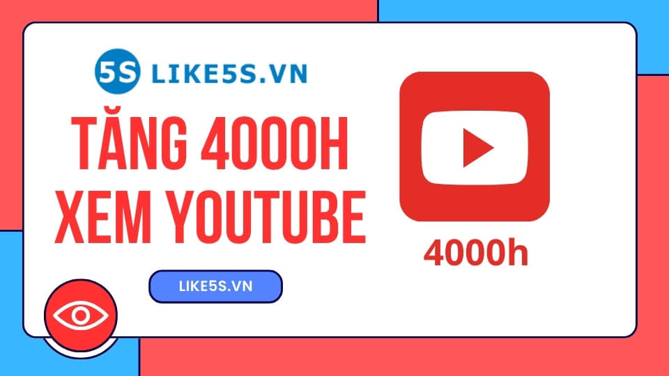 tăng 4000h xem youtube