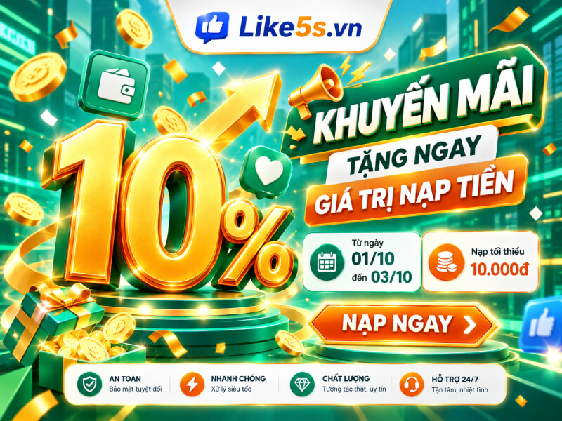 Khuyến mãi like5s